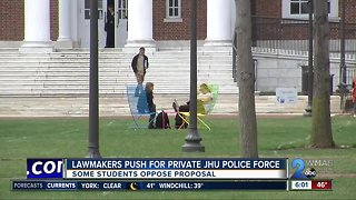 Lawmakers push for Johns Hopkins police force