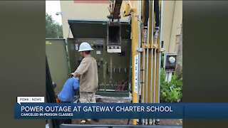 Power outage at Gateway Charter School