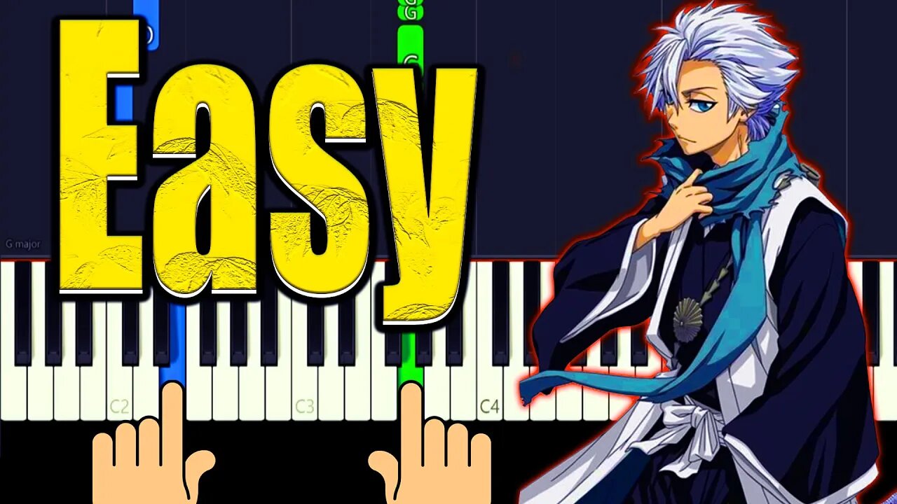 Bleach Opening 9 (Velonica) Easy Piano Tutorial + Music Sheets