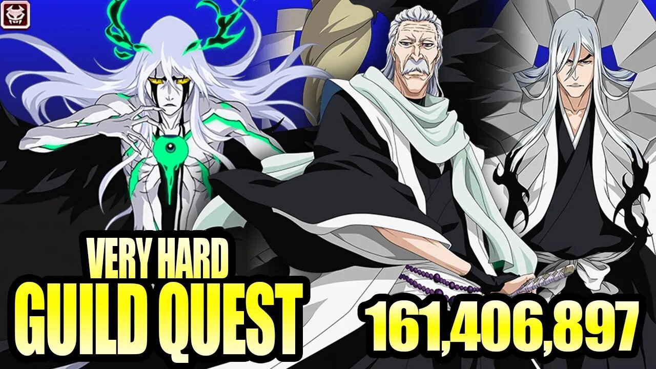2/5 TEAM !! VERY HARD RANGED HOLLOW GUILD QUEST CLEAR - Bleach Brave Souls  