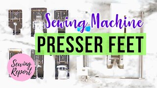Sewing Machine Presser Foot Basics 🧵 How to Use 10 Different Feet [Brother CS7000i]
