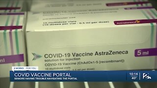 COVID vaccine portal troubling for seniors