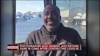 Photographer who worked Jazz-Pistons game in coma after contracting COVID-19