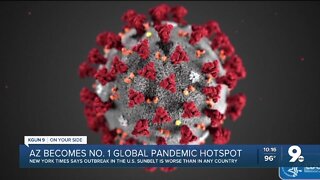 Arizona becomes No.1 global pandemic hotspot