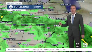 Metro Detroit Forecast: Showers returning today
