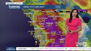 ABC 10News Pinpoint Weather for Sun. Nov. 21, 2021