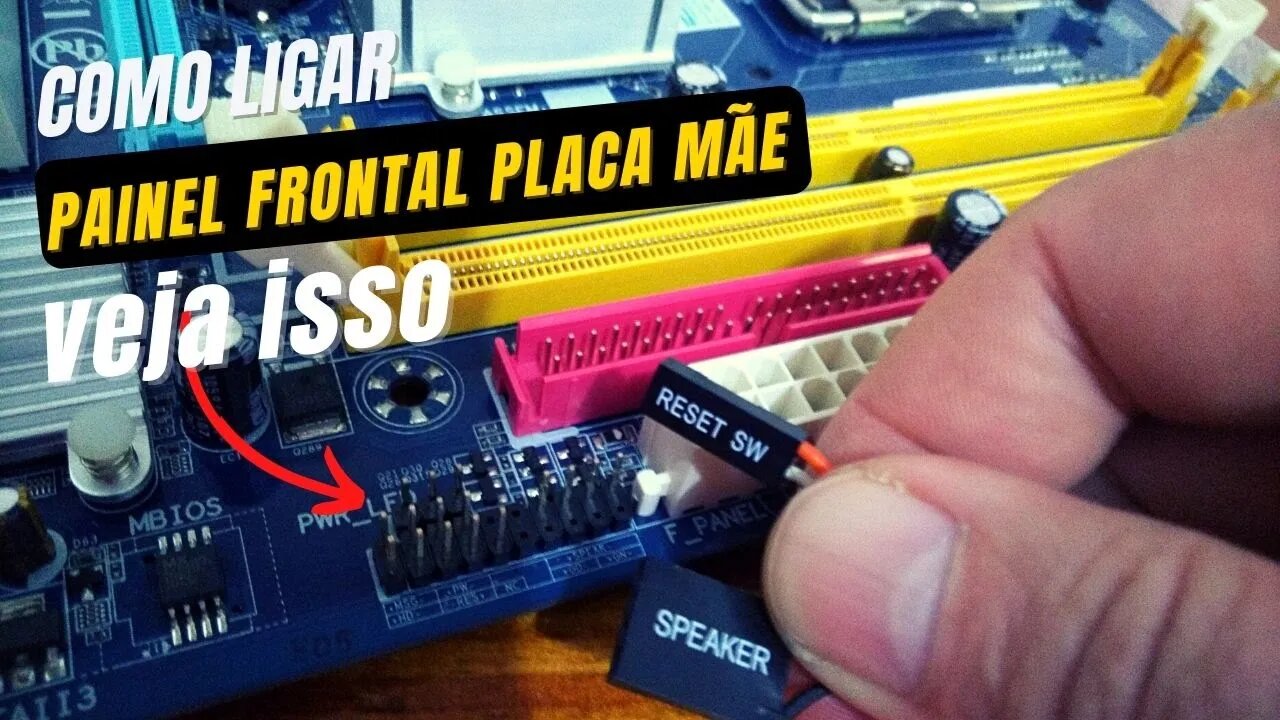 Como Ligar O Painel Frontal Da Placa M E