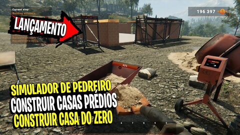 O SIMULADOR de PEDREIRO!!! (CONSTRUÍ uma CASA) - Builder Simulator 