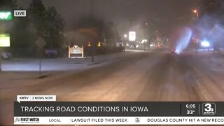 Western Iowa towns salting, plowing and declaring snow emergencies