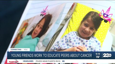 Young friends work to educate peers about cancers about