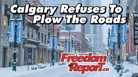 CALGARY REFUSES TO PLOW SNOW ON MOST RESIDENTIAL STREETS - SEE HOW DEEP THE SNOW AND ICE ARE