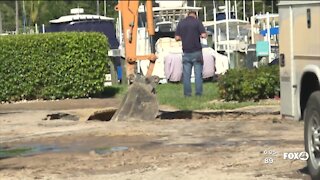 Residents allowed back into homes after large sinkhole forms