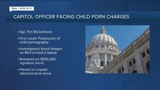 Wisconsin State Capitol police officer charged with possession of child porn