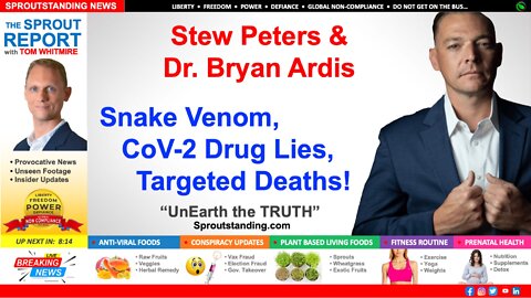 Watch The Water - Snake Venom May be COVID - Dr. Bryan Ardis & Stew Peters