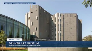 Denver Art Museum opening renovated tower & new welcome center