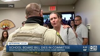 School board dies in committee