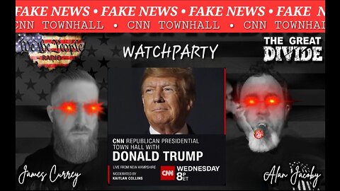 Donald Trump CNN Townhall LIVE Watch Party with Alan & James