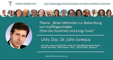 Behandlung von Impfschäden und Long-Covid | Univ. Doz. Dr. John Ionescu
