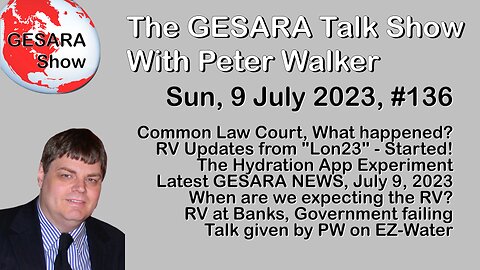 2023-07-09, GESARA Talk Show 136 - Sunday