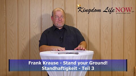 Frank Krause: Stand your Ground! - Teil 3 (Sept. 2020)