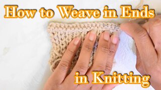 How to Weave in Your Ends in Knitting