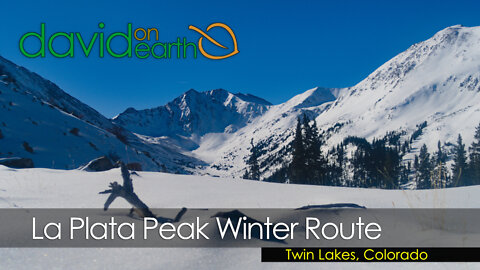 LaPlata Peak Winter Route Snowshoe hiking