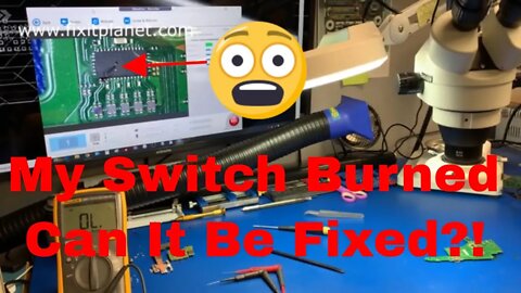 Nintendo Switch Repair Audio Video Encoder Replacement From Start To Finish.