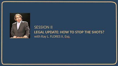 D4CE 5th Symposium - Legal Update: How to Stop the Shot