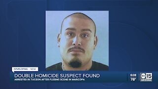 Double homicide suspect found in Tucson