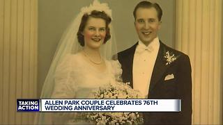 Allen Park couple celebrates their 76th wedding anniversary