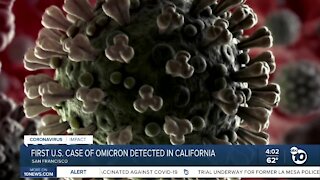 First US case of Omicron detected in California