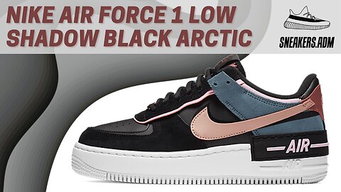 Nike Air Force 1 Low Shadow Black Light Arctic Pink Claystone Red