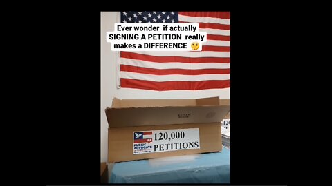 Public Advocate Delivers 120,000 Petitions to Congress and The Senate.