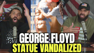 George Floyd Statue Vandalized