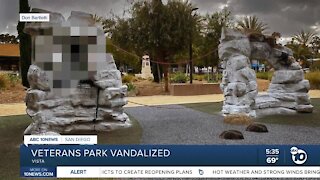 Vista Veterans Memorial Park vandalized