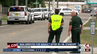 Ten-hour SWAT standoff ends with arrest of aggravated assault suspect in Sarasota