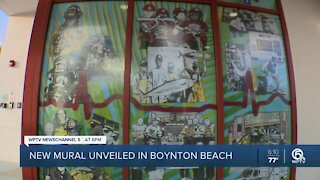 New Boynton Beach Fire Rescue mural unveiled after Black firefighters removed from earlier version