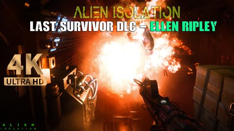 Alien Isolation: Last Survivor Walkthrough - (#AlienIsolation) In 2022 @ 4K | AVPUNKNOWN