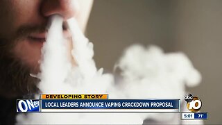 San Diego County leaders announce vaping crackdown proposal