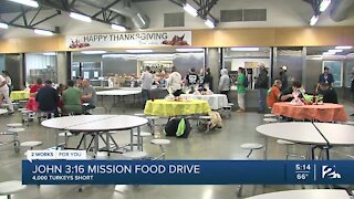 John 3:16 Mission needs donations for Thanksgiving food drive