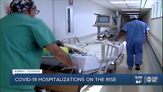 Tampa hospitals dealing with increase in cases