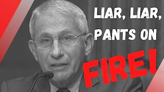 Proof Fauci lied to Congress!