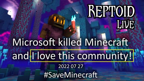 Stand strong, Minecraft Community - From Reptoid.