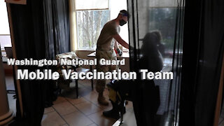 Mobile Vaccination Team provides the COVID-19 vaccine to elderly patients