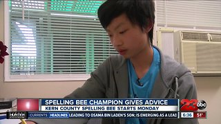 Spelling Bee champion gives advice