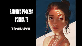 Portrait Process - Timelapse