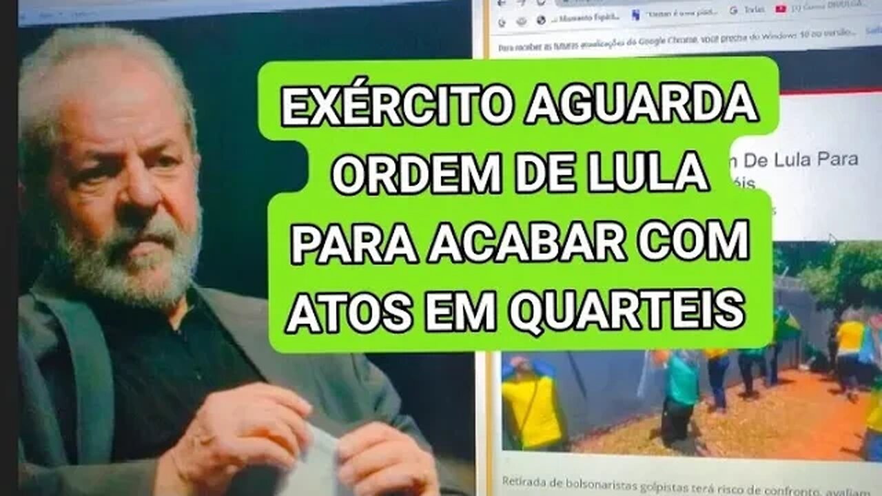 Exército Já Esperam Ordem De Lula Para Acabar Com Atos Em Quartéis 3417