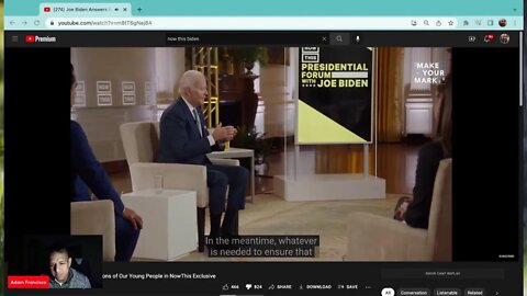 AF Reacts : Joe Biden Answers Burning Questions of Our Young People in NowThis Exclusive