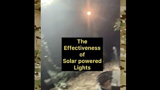 The Effectiveness of Solar Powered Lights