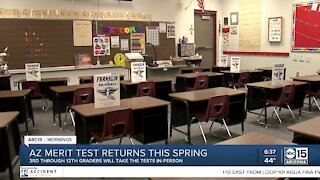 AZ Merit test will return this spring